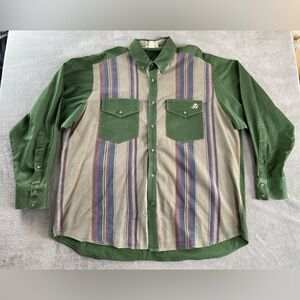 Vintage Rodeo Cowboy Ranch Shirt Button Front Western XL / 2XL Limited Edition